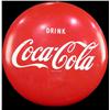 Image 1 : Coca-Cola button sign 16 diameter