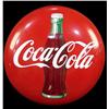 Image 1 : Coca-Cola button sign 1950s 36 diameter