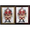 Image 1 : 3, framed prints 2 Santa Clause prints,