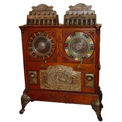 5 Cent 25 Cent Caille Double Upright Slot Machine
