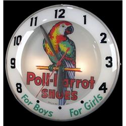 Poll Parrot clock