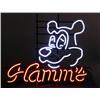 Image 1 : Neon sign Hamms Beer figural Bear