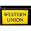 Image 1 : Western Union sign Double sided