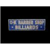 Image 1 : 2 Sided, Outdoor Trade Sign OK Barber Shop Billiards