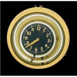 3 color neon, electric clock, working 32 diameter