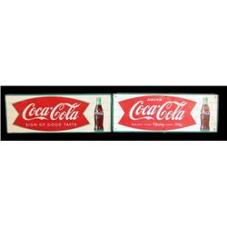 1 lot of 2, Coca-Cola signs