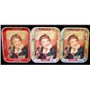 Image 1 : 1 lot of 3, 1950s Coca-Cola serving trays