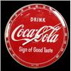 Image 1 : 1950s Round Coca-Cola thermometer 12 dia