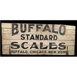 Buffalo Scale Co. wooden sign