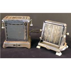 1 lot of 2 Deco style toasters