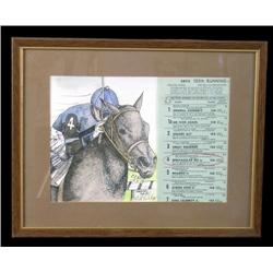 1979 Kentucky Derby Sketch and Program