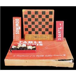 1 lot of Coca-Cola games including: table tennis