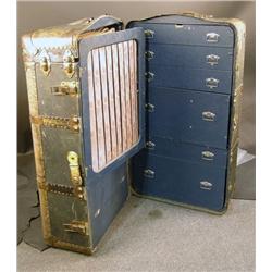 Early and Large steamer trunk