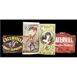 1 lot of labels 2 crusader tobacco