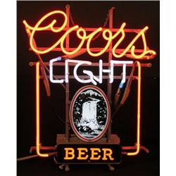Neon sign: Coors Light