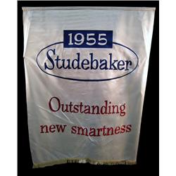1955 Studebaker satin showroom banner 42 X 48