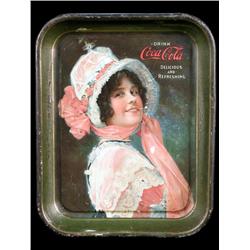 1914 Coca-Cola rectangular serving tray