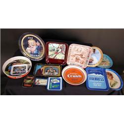 1 Lot of 15, contemporary Soda-Pop trays and others