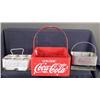 Image 1 : 1 lot of 3 Coca-Cola bottle carriers