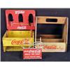 Image 1 : Lot of 4, misc Coca-Cola carriers and small racks