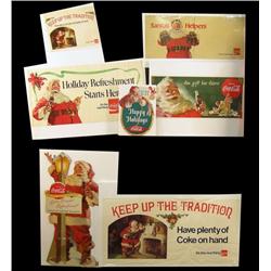 1 lot of 7, Coca-Cola Santa items