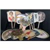 Image 1 : 1 lot of 24, advertising fans from various eras