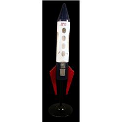 1950s 10 cent Northwestern Saturn Moon Rocket