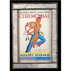 Gallup, N.M. poster, 44th Intertribal Indian ceremony..