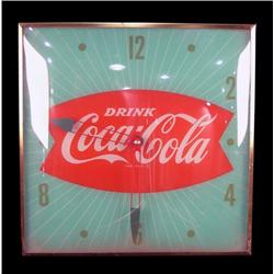 1lot of 7 misc Coca-Cola clocks