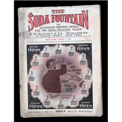 1909 copy of The Soda Fountain a journal