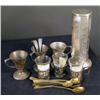 Image 1 : Lot of Soda Fountain Cups, Cup Holders, Spoons, and Straw