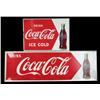 Image 1 : 1 lot of 2 tin, Coca-Cola signs