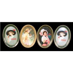 1 lot of 4, Coca-Cola Original tip trays