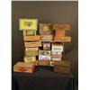 Image 1 : 1 lot of 22 Cigar boxes some wooden