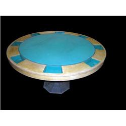 Antique Poker Table on Brunswick base.