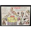 Image 1 : Coca-Cola cardboard Circus Cutout 10 x 15