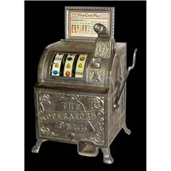 5 Cent Mills Cast Iron Operator Bell Slot Machine