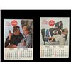 Image 1 : 1964 and 1965 Coca-Cola calendars, complete