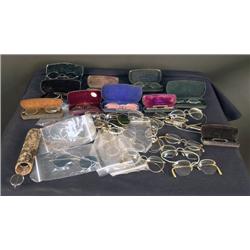 1 lot of 31 pairs of vintage eyeglasses .....