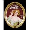 Image 1 : Coca-Cola 1906 Oval tray 11 x 13 condition 6.5