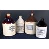 Image 1 : 1 lot of 4 large Jack Daniels Whiskey Jugs c.1900