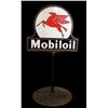 Image 1 : Mobiloil standing sign... 2 sided lollipop style