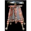 Image 1 : Claw footed piano stool with fancy legs