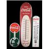 Image 1 : 1 lot of 3 Coca-Cola thermometers