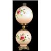 Image 1 : Parlor lamp, two globes, one electrified, circa 1900