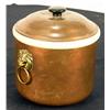 Image 1 : Copper ice bucket with Lions head decor