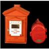 Image 1 : 1 Oval and 1 House-shaped, Fire Alarm Box  2 items