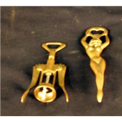 1 lot of 2 Brass openers...
