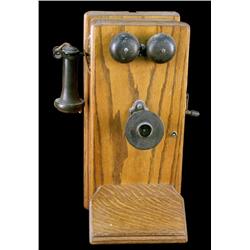 Oak Wall Telephone