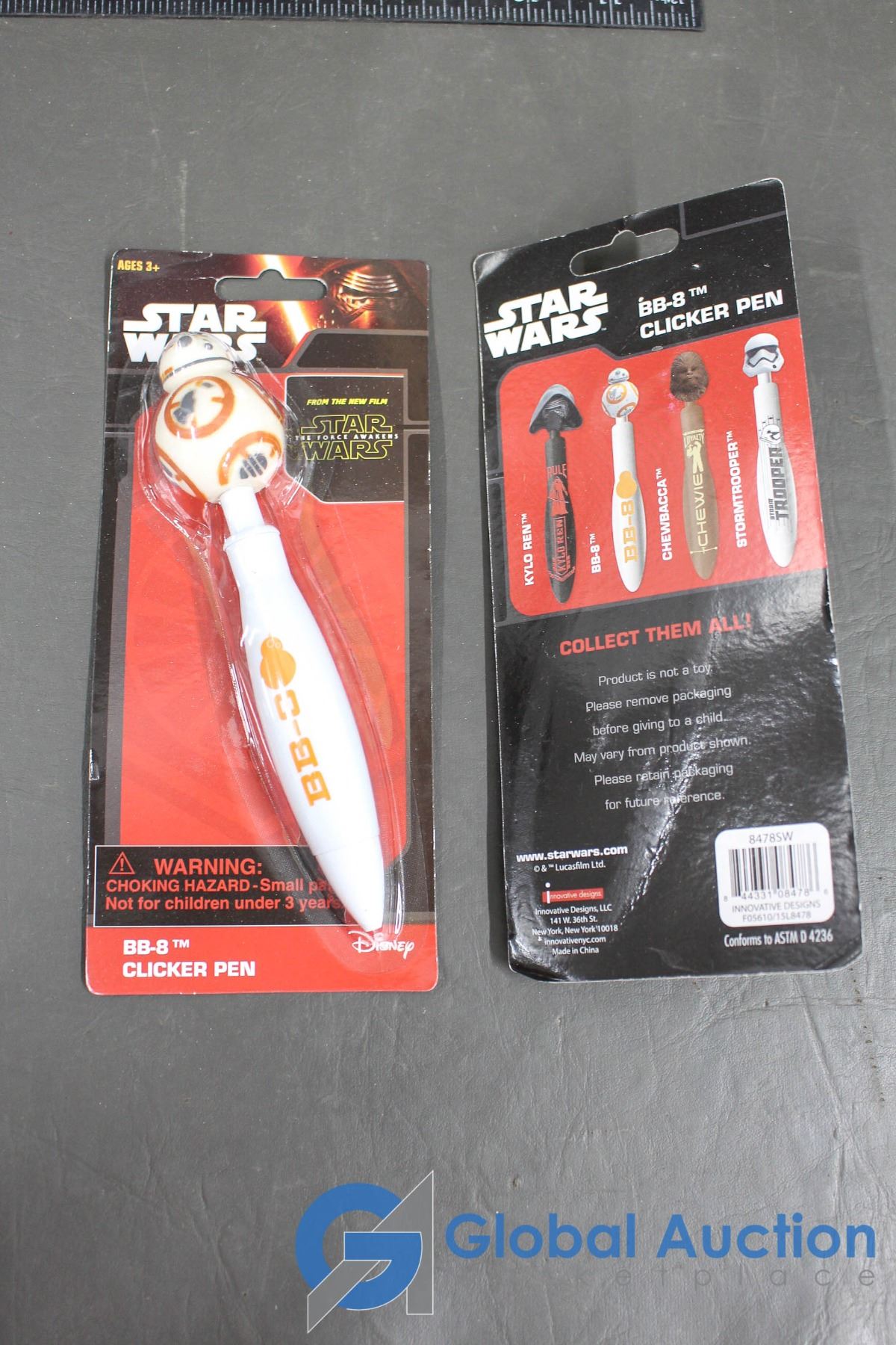 Star Wars Storm Trooper & (4) Clicker Pens